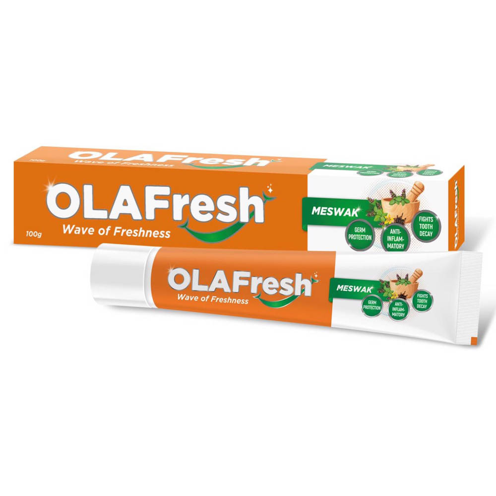 Зубная паста OLAFresh Meswak/Charcoal, 100 г, арт.№ 981-085