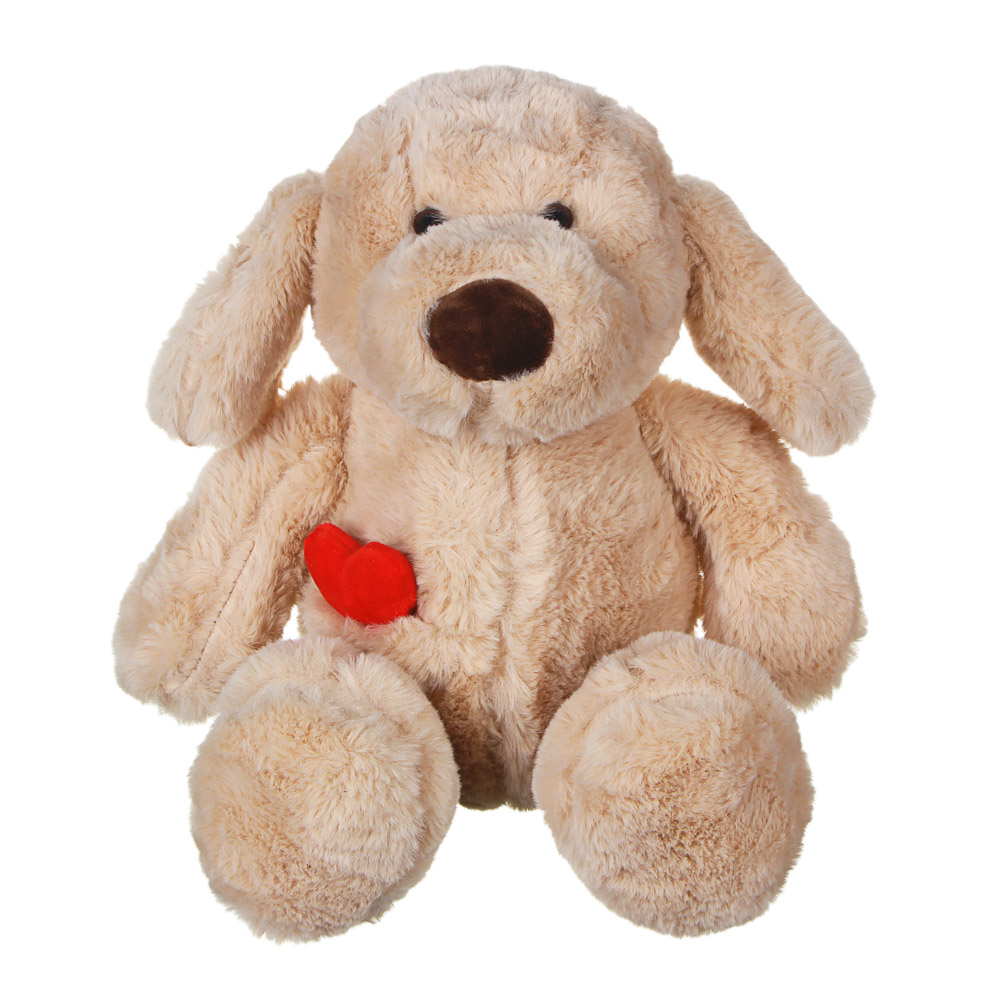 МЕШОК ПОДАРКОВ Игрушка мягкая в виде животных с сердечком в кармашке, 39см, плюш, 4 дизайна, арт.№ 264-231