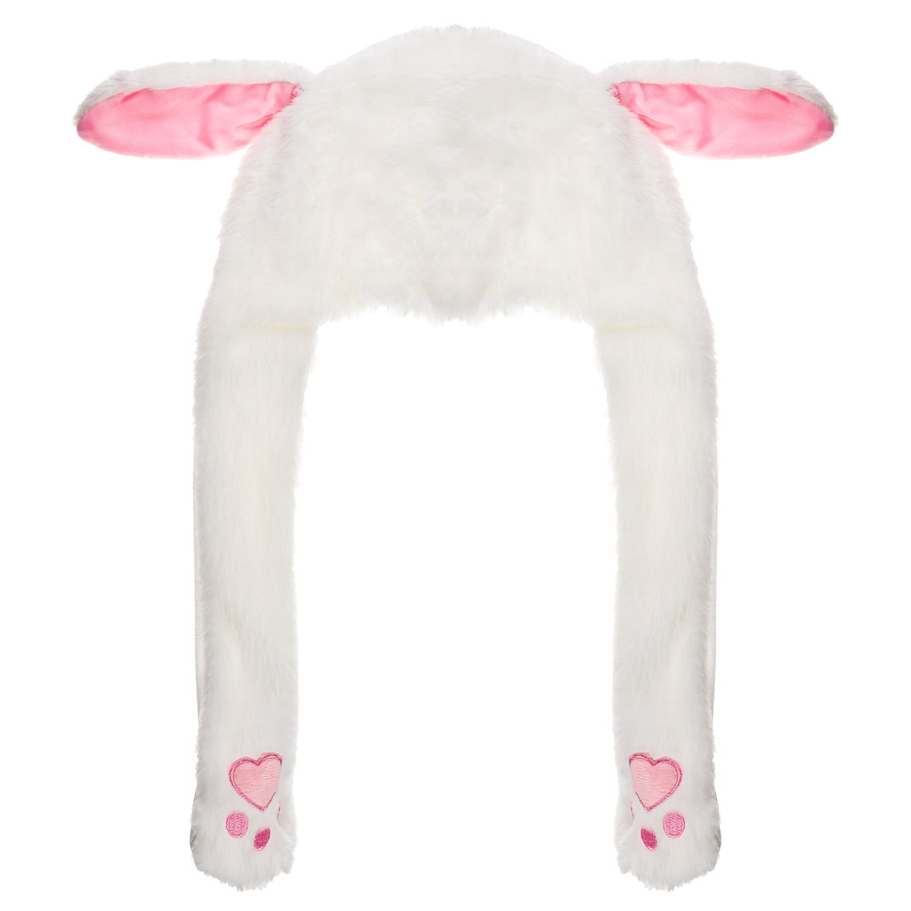 МЕШОК ПОДАРКОВ Шапка "Ушки-попрыгушки", свет, полиэстер, 60см, 10 дизайнов, арт.№ 254-283