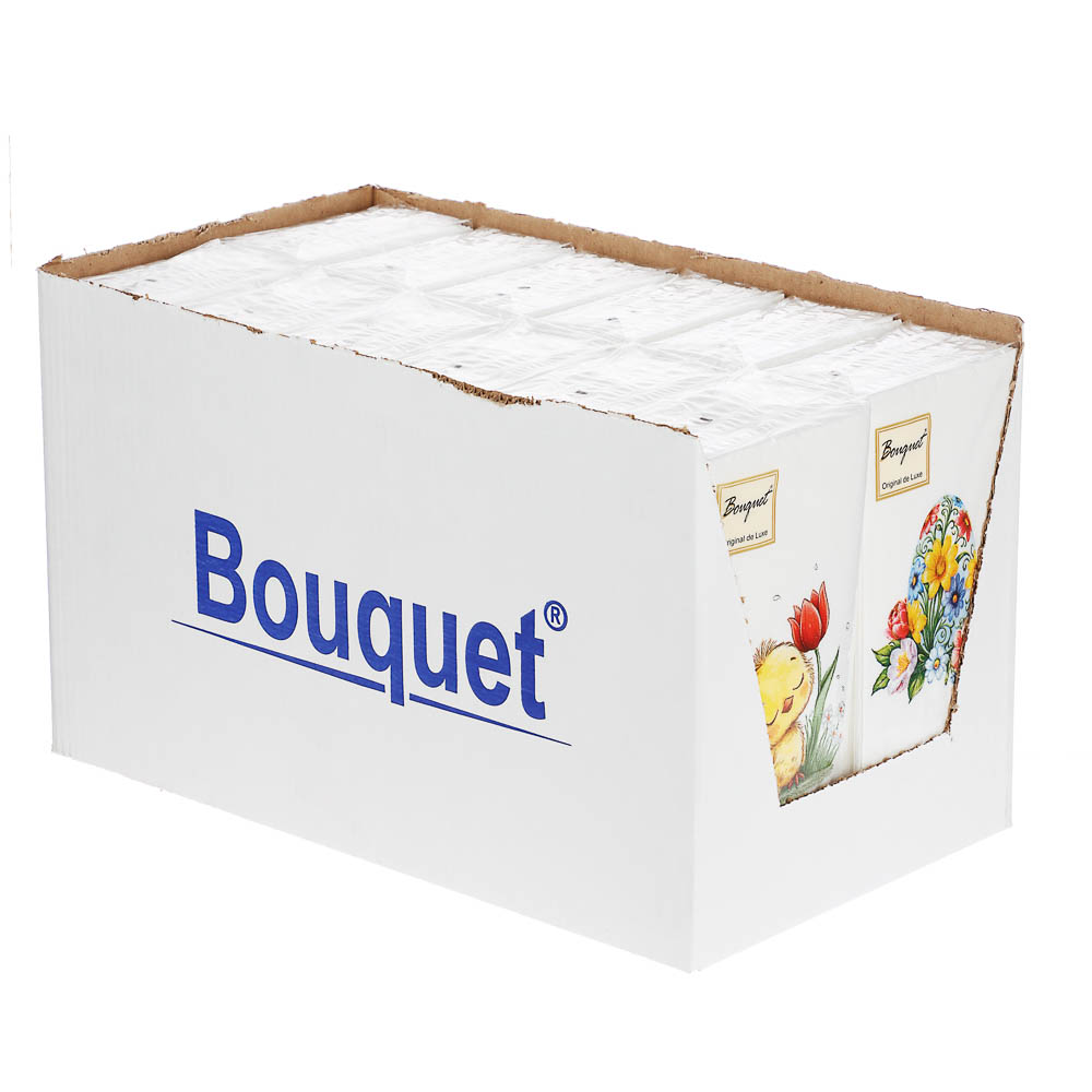 Салфетки бумажные Bouquet Пасхальный набор 1/8, 33х33см, 2сл, арт.№ 912-036