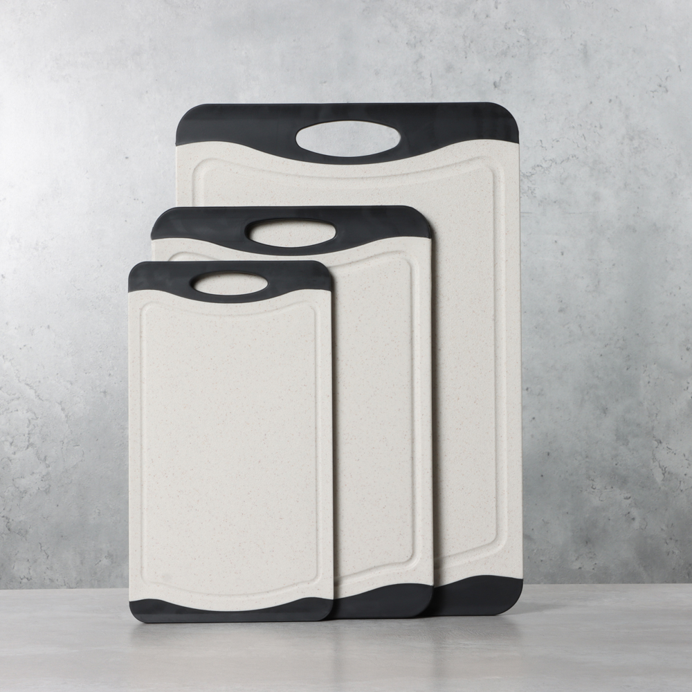 SATOSHI Женева Набор досок разделочных 3шт 36,5х24,5х0,8 см; 29х20х0,8 см; 25х14,5х0,8 см, пластик, арт.№ 852-155