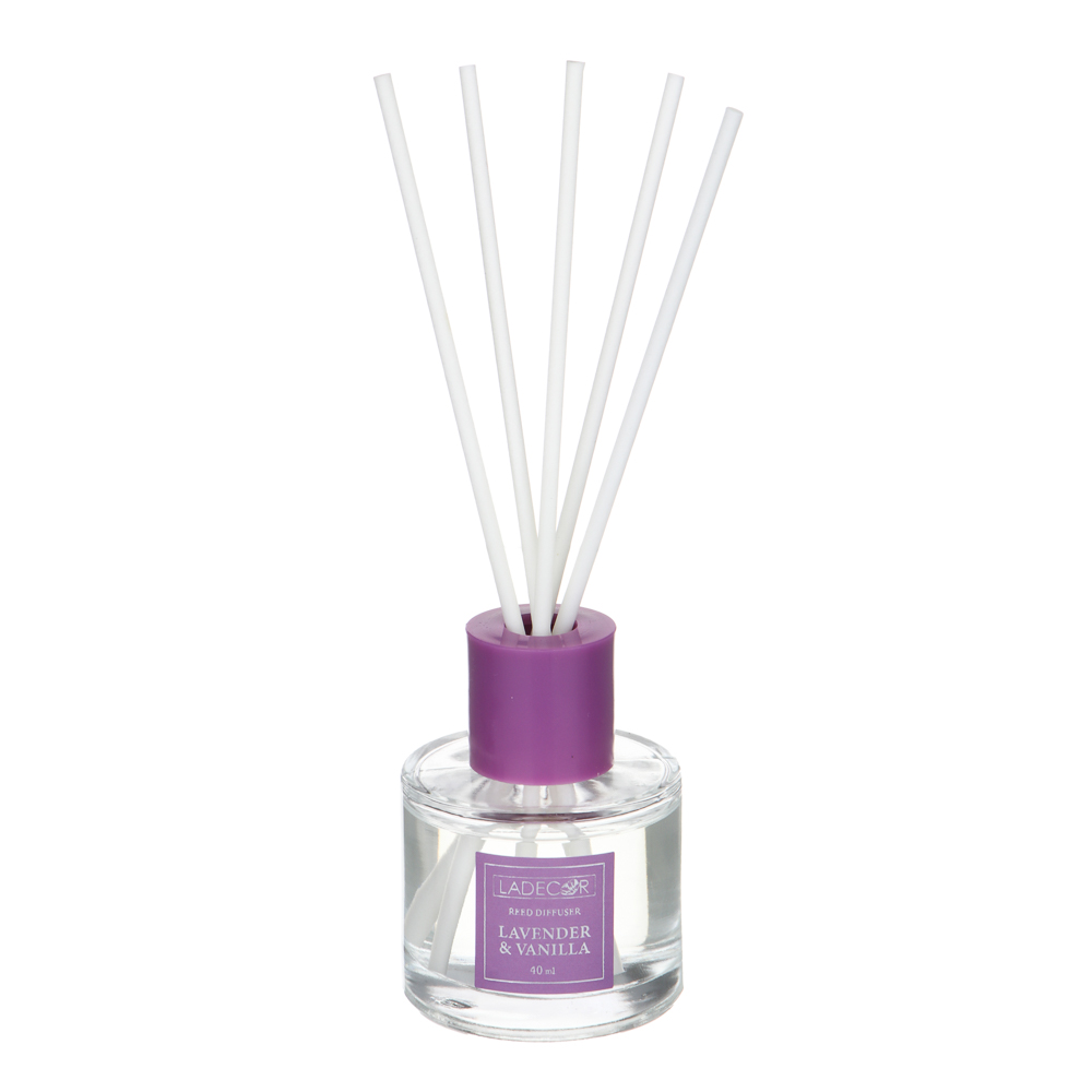 LADECOR Аромадиффузор 40 мл (pencilwood/Silver mountain/baby bear 2/lavender vanilla), арт.№ 412-199