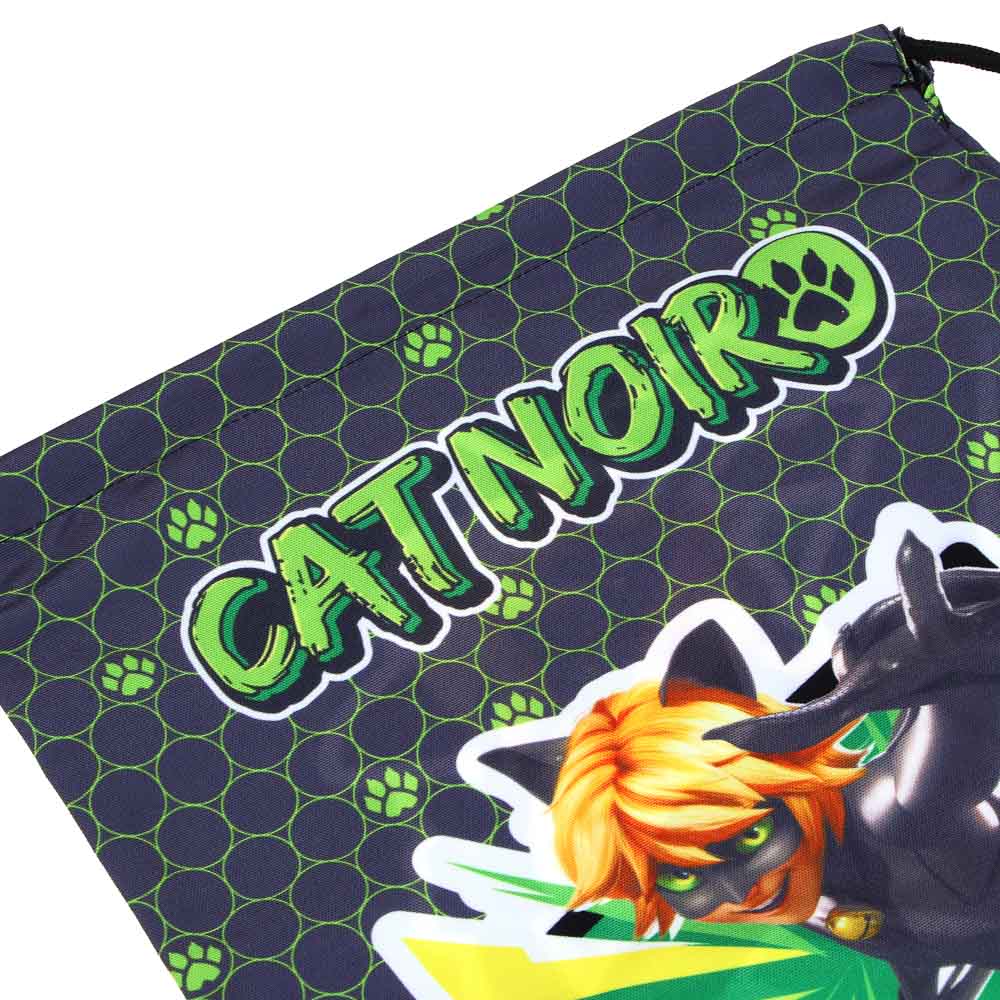 Супер-Кот Мешок для обуви ПРЕМИУМ, 47х39см, плотный материал, 2-стор.печать, толстая веревка, "Кор", арт.№ 811-009