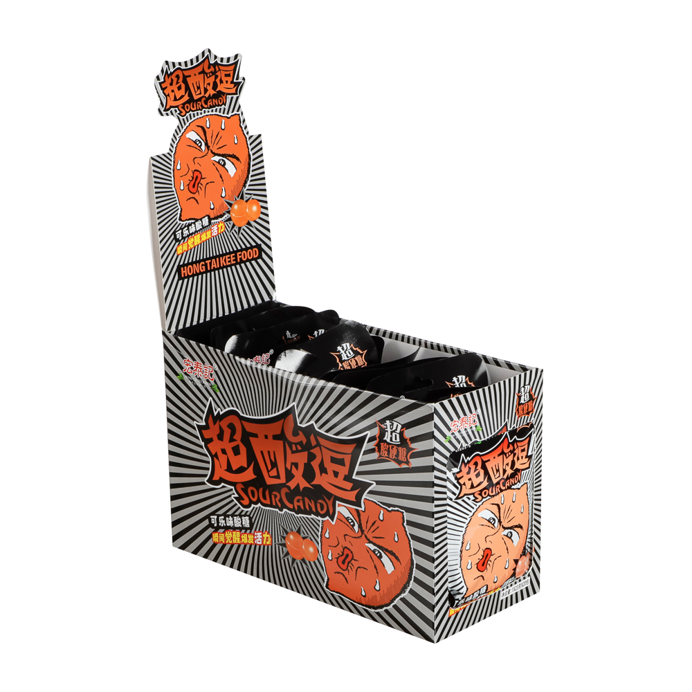 Кислые конфеты HONG TAI KEE, 23 гр, кола, арт.№ 347-456