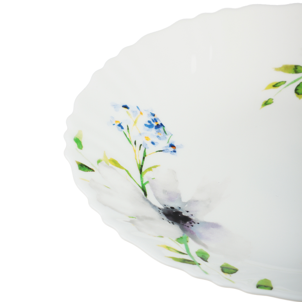 MILLIMI Шабер Тарелка десертная, опаловое стекло, 19см, арт.№ 818-869