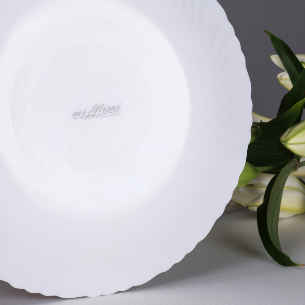 MILLIMI Шабер Тарелка подстановочная, опаловое стекло, 24см, арт.№ 818-870