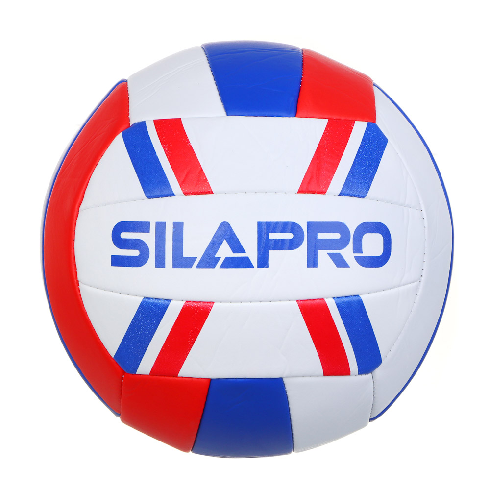 SILAPRO Мяч волейбольный 22см, 5 р-р, 2сл., PVC 2.7мм, 280г (+-10%), арт.№ 128-002