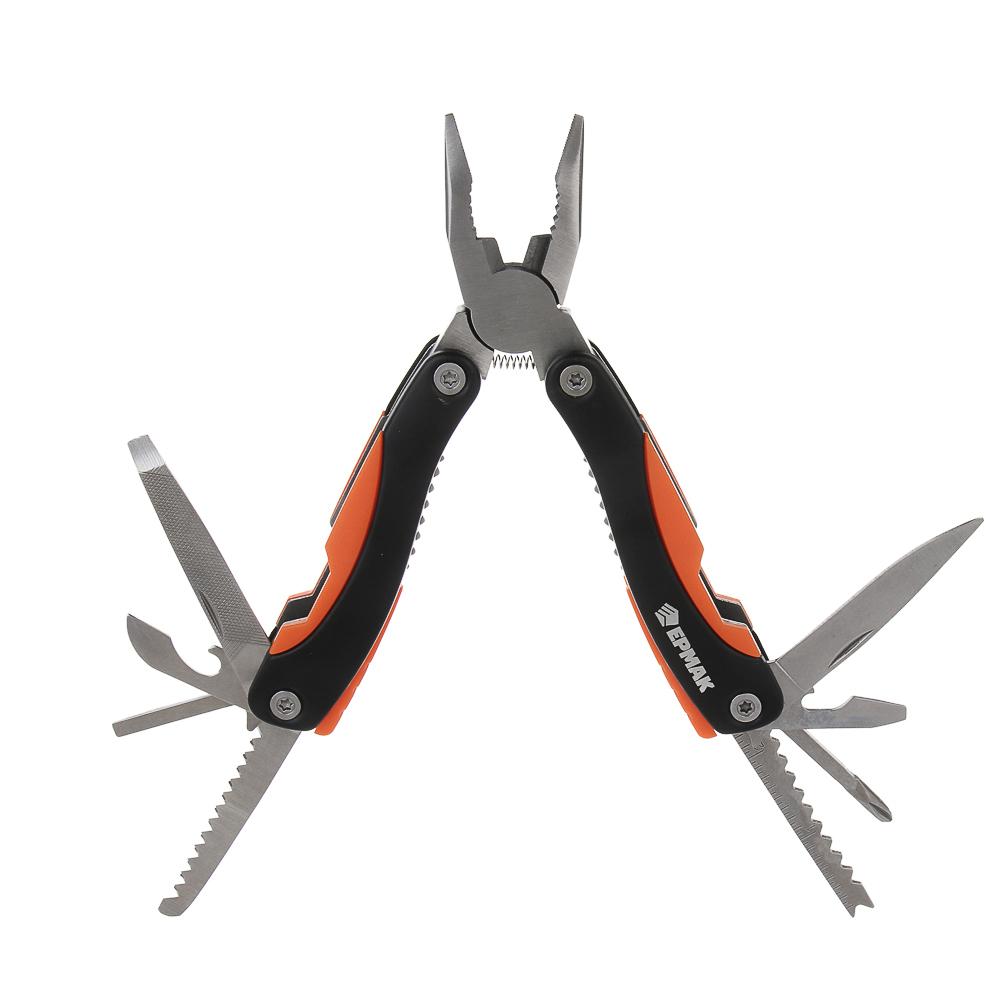 Инструмент многофункциональный тм ЕРМАК, 15 в 1, 2CR13, ABS пластик, нержавеющая сталь, арт.№ 070-029