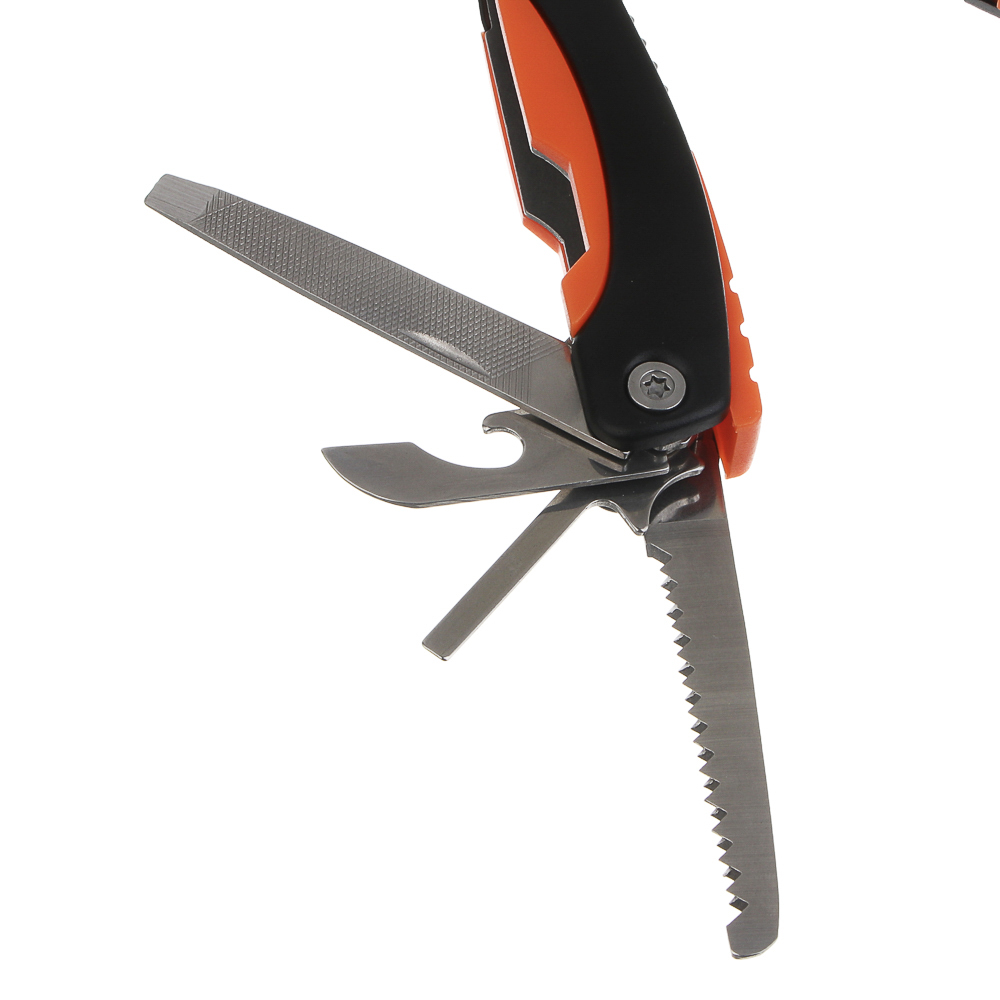 Инструмент многофункциональный тм ЕРМАК, 15 в 1, 2CR13, ABS пластик, нержавеющая сталь, арт.№ 070-029