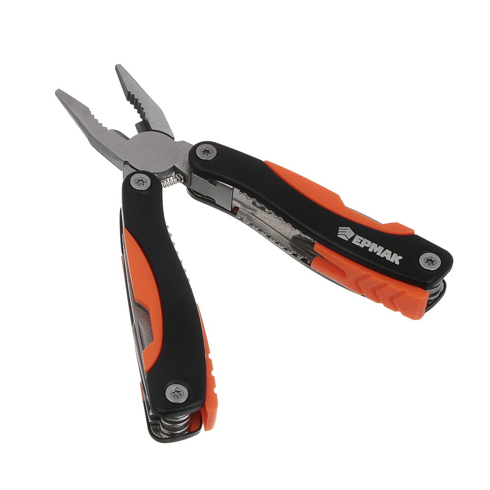 Инструмент многофункциональный тм ЕРМАК, 15 в 1, 2CR13, ABS пластик, нержавеющая сталь, арт.№ 070-029