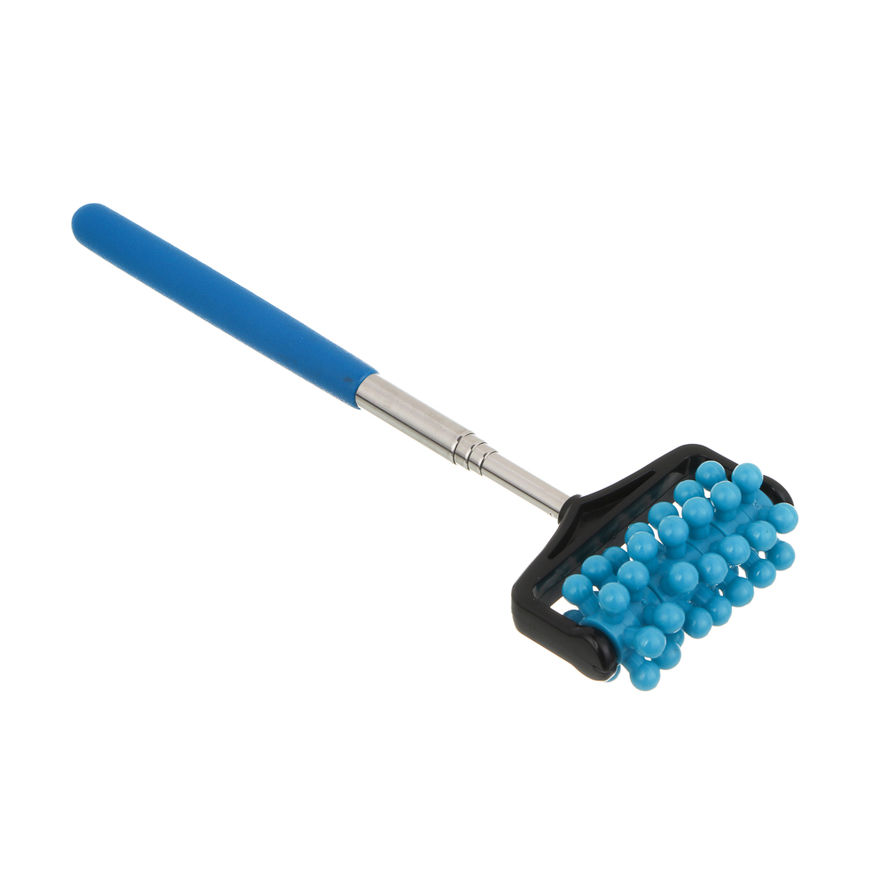 Массажер телескопический для спины тм BY SPORT, 58х7см, пластик, нерж.сталь, арт.№ 192-124