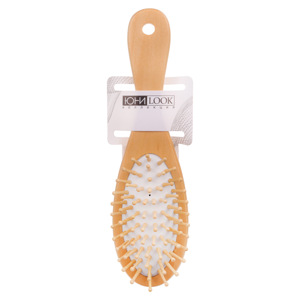 ЮНИLOOK Расческа массажная Эко, дерево, 22,5x6см, арт.№ 356-584