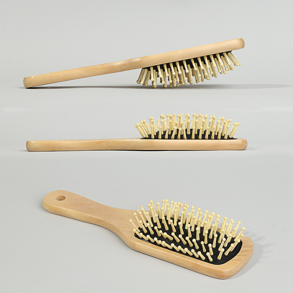 ЮНИLOOK Расческа массажная Эко, дерево, 22,5х6,5см, арт.№ 356-589