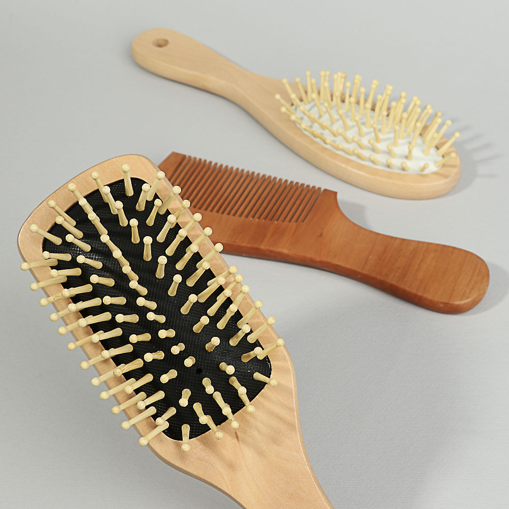 ЮНИLOOK Расческа массажная Эко, дерево, 22,5х6,5см, арт.№ 356-589