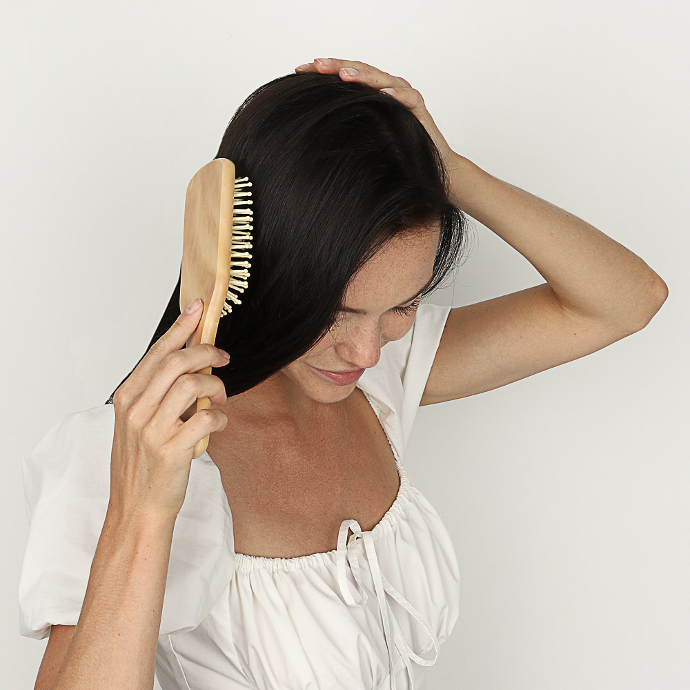 ЮНИLOOK Расческа массажная Эко, дерево, 22,5х6,5см, арт.№ 356-589