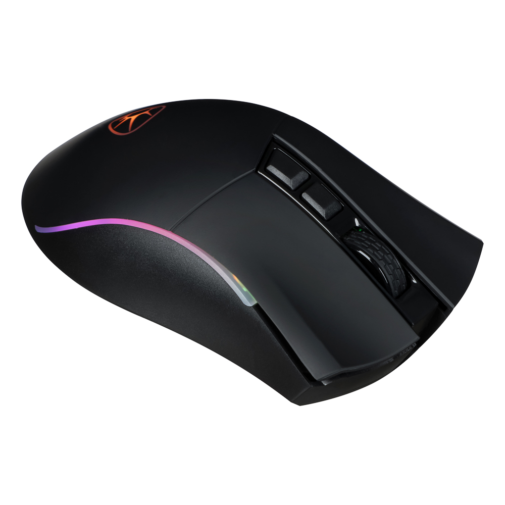 BY Игровая мышь беспроводная Rocket 2.4 ГГц, 10000dpi,7D,PMW3325,RGB,220см, арт.№ 405-063