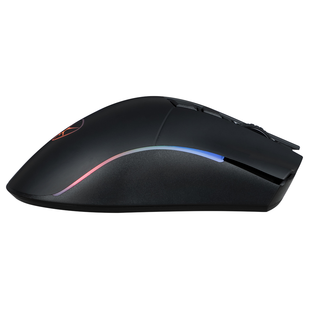 BY Игровая мышь беспроводная Rocket 2.4 ГГц, 10000dpi,7D,PMW3325,RGB,220см, арт.№ 405-063