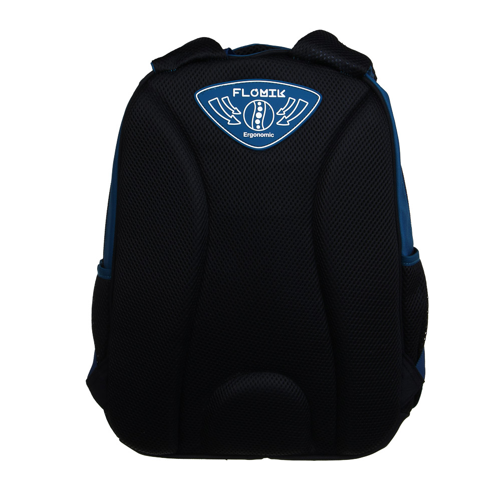 Рюкзак школьный 39х30х22 см "Панда" FLOMIK, 1 отделение, 1 передний, 2 боковых кармана, эргономичная спинка, уплотненные лямки, арт.№ 524-238