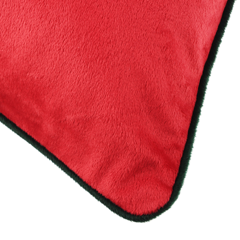 PROVANCE Асти Чехол для подушки велюр 45х45см, 100% полиэстер, красный, арт.№ 492-139