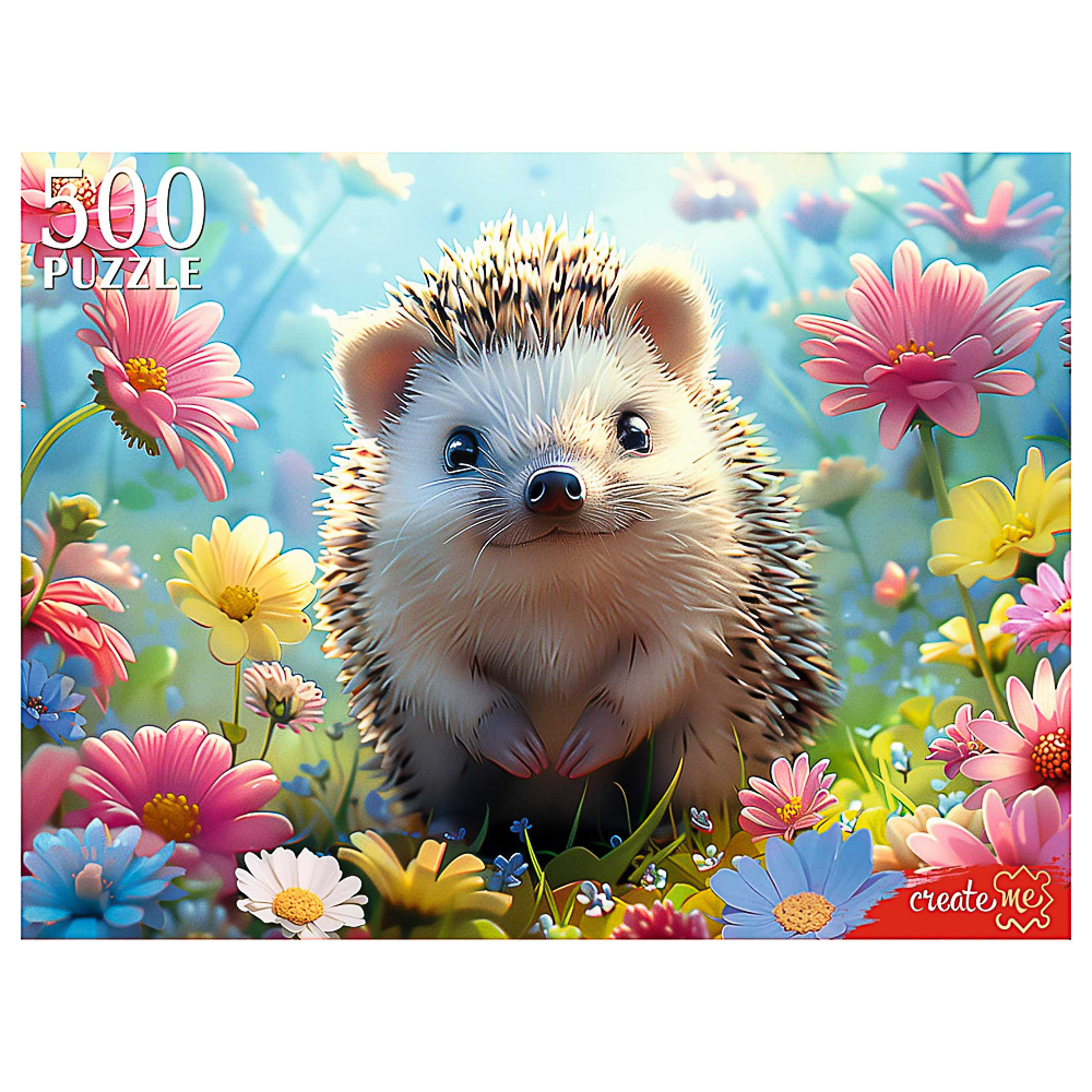 ПАЗЛЫ 500 элементов в ассортименте, 46,3х33,5х24,2см, 5 дизайнов, арт.№ 262-536