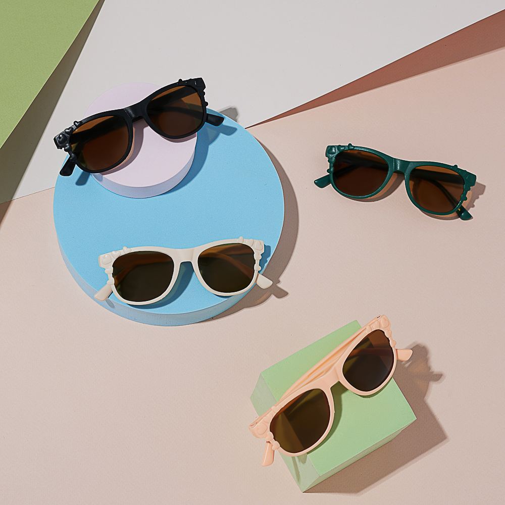 GALANTE Очки солнцезащитные детские, пластик, 125x37мм, 4 цвета, арт.№ 304-003