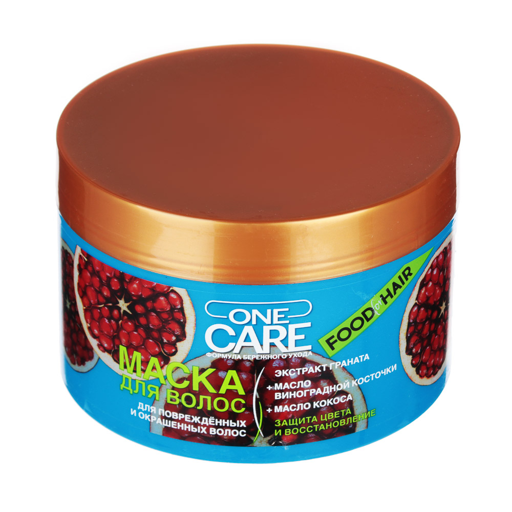 Маска для волос One Care, 450мл, 2 вида, арт.№ 971-037