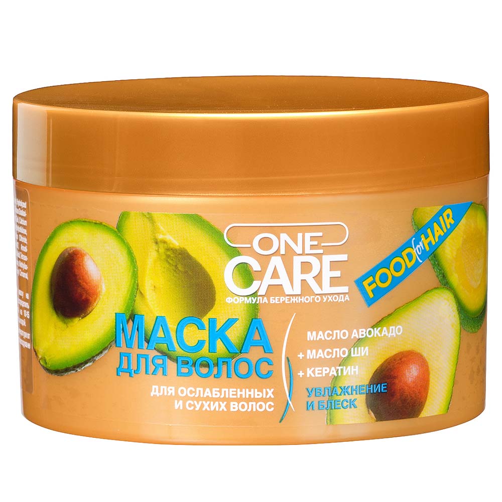 Маска для волос One Care, 450мл, 2 вида, арт.№ 971-037