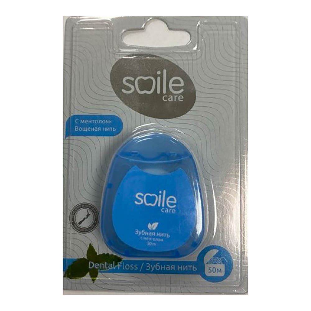 Зубная нить Smile Care, 50м, арт.№ 983-026