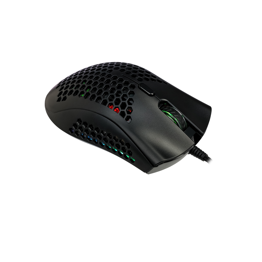 BY Игровая мышь проводная Shotgun 12400dpi,7D,PAW3327,RGB,220см, арт.№ 405-056