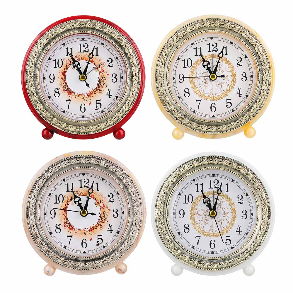 LADECOR CHRONO Будильник электронный круглый, пластик, 14х12,8х4,5, 4 цвета, 1хАА, арт.№ 529-150