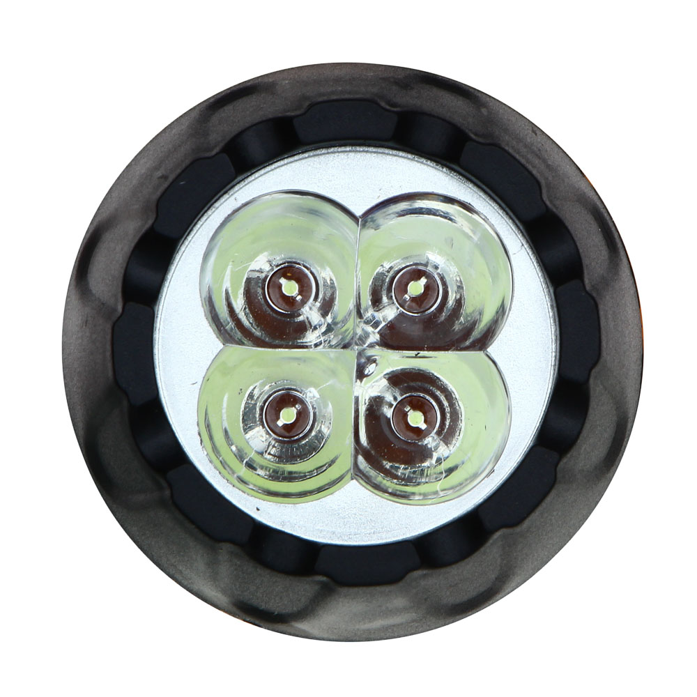 Фонарь ручной тм ЕРМАК, аккумуляторный, 4 ярк. LED, вилка 220В, пластик, 13x5,3 см, арт.№ 198-074