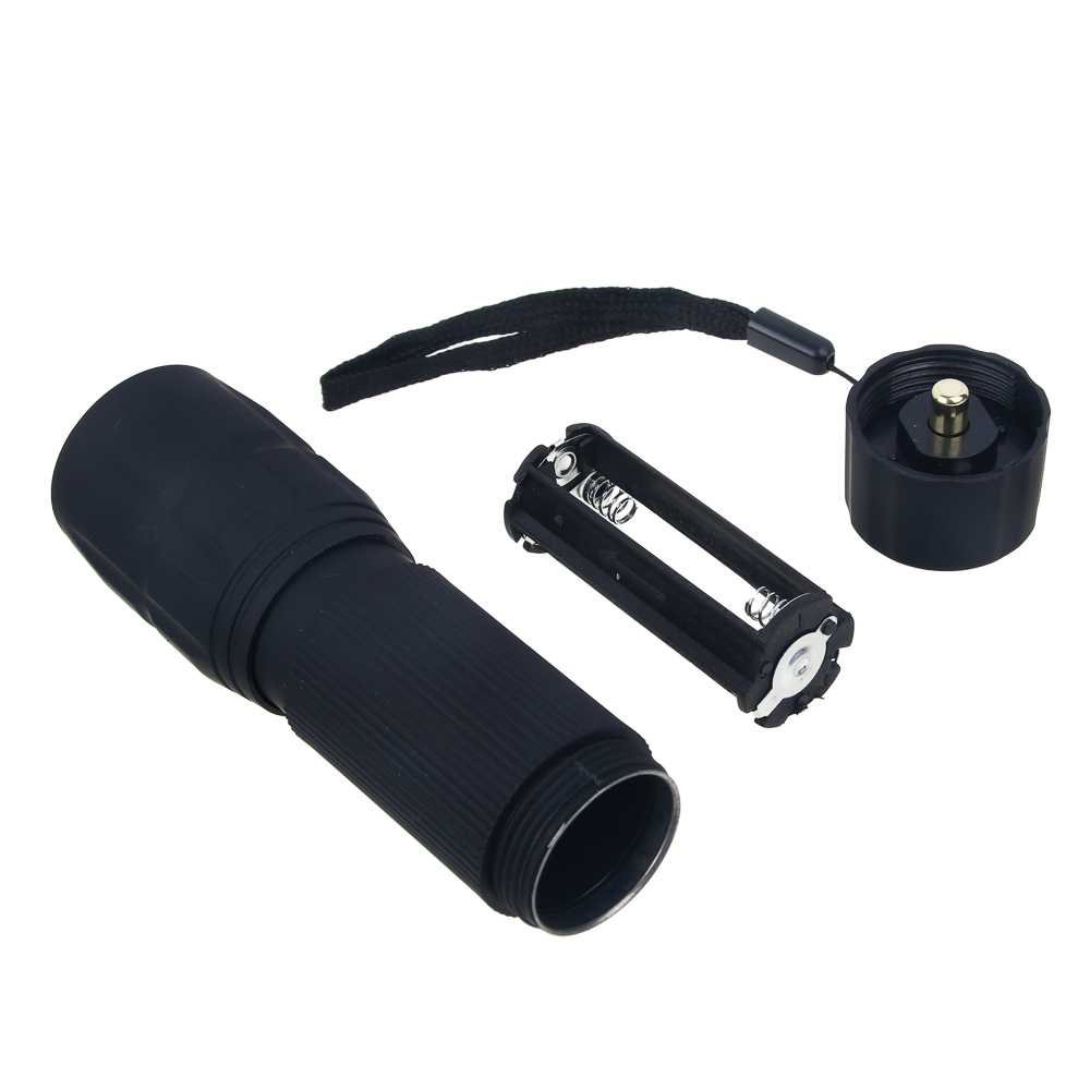 ЕРМАК Фонарь с фокусировкой 0,75 Вт LED, 3xAAA, резинопластик, 11,5х3 см, арт.№ 198-022