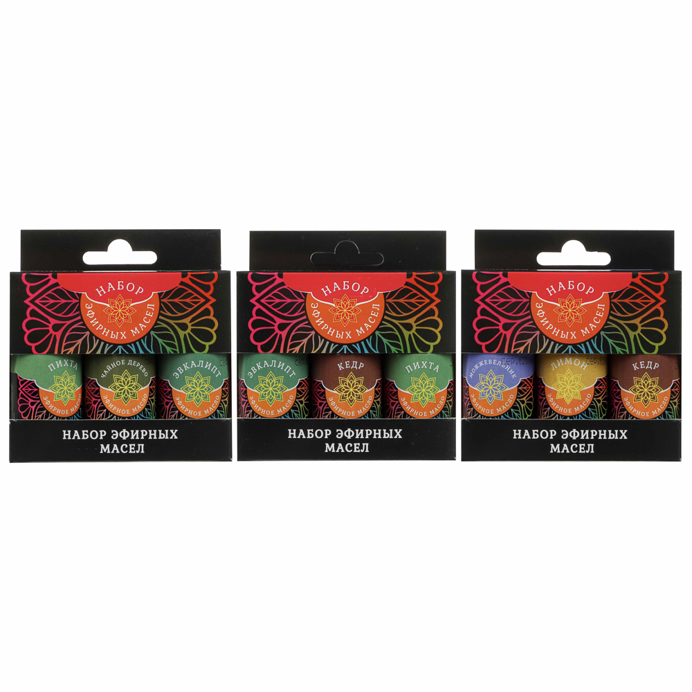 Набор эфирных масел в ассортименте 3х15мл, арт.№ 364-272