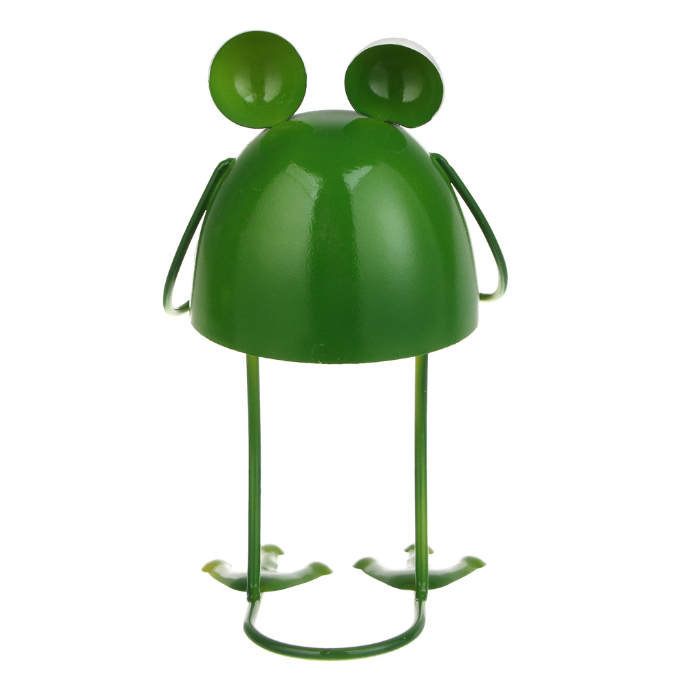 Фигурка садовая "Лягушка" тм INBLOOM, 10х10х19см, металл, арт.№ 162-295