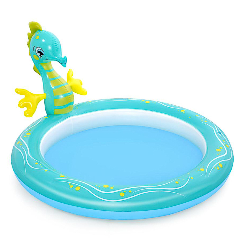 BESTWAY Бассейн детский с разбрызгивателем, Seahorse, 188x160x86см, 53114, арт.№ 013-047