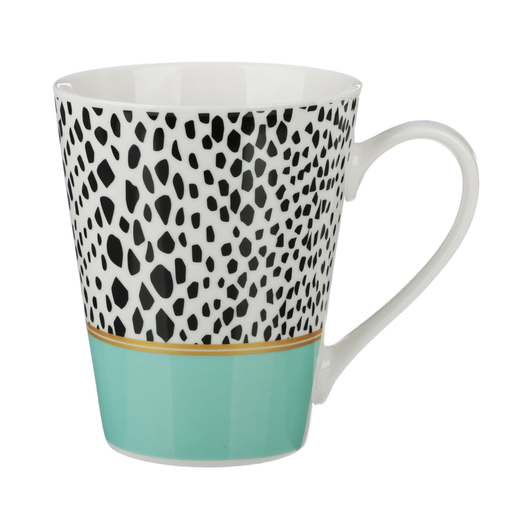 MILLIMI Саванна Кружка 380мл, фарфор, 4 дизайна, арт.№ 806-054