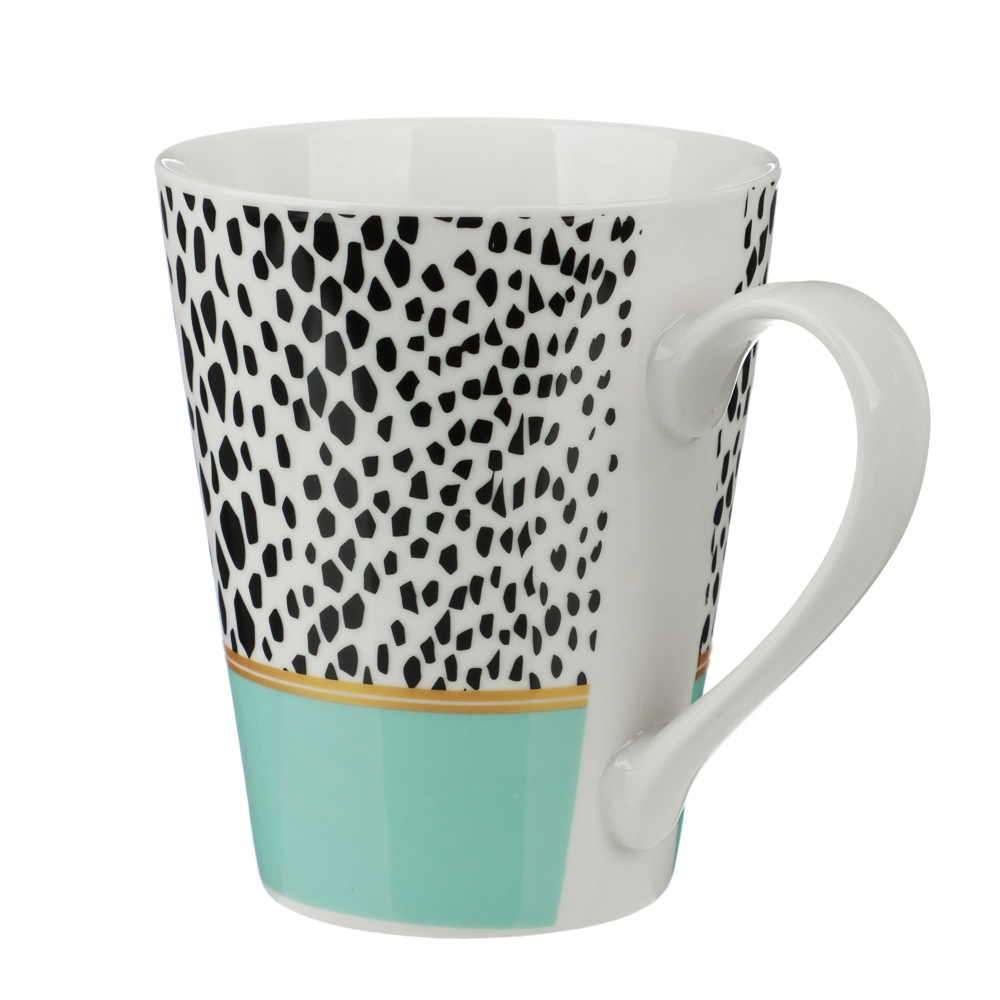 MILLIMI Саванна Кружка 380мл, фарфор, 4 дизайна, арт.№ 806-054