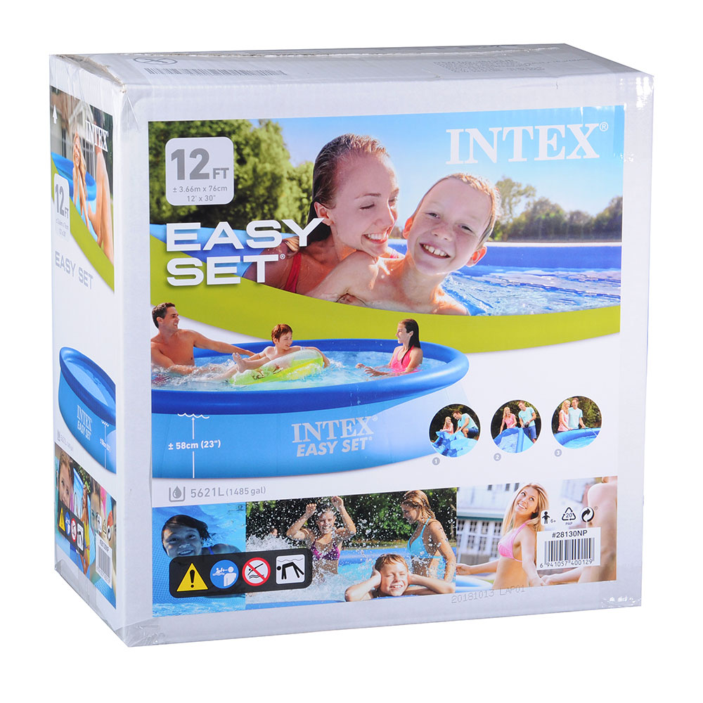 INTEX Бассейн надувной Изи Сет 366x76см, 5621л, 28130NP, арт.№ 359-340