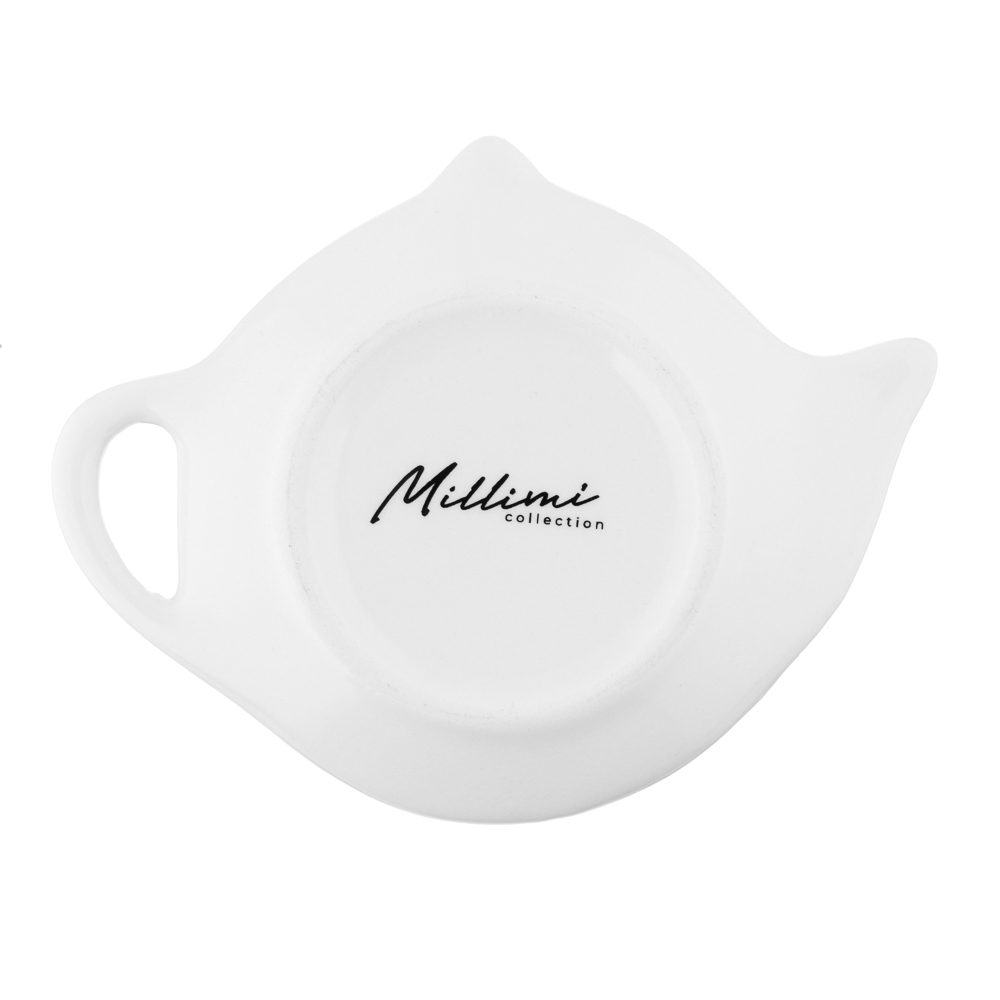 MILLIMI Котейка Подставка под чайный пакетик, 12х9х1,5см, керамика, арт.№ 824-131