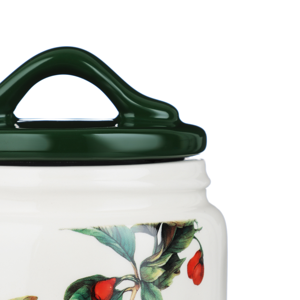 MILLIMI Гранат Банка для хранения, 500мл, 10х13,8см, керамика, арт.№ 824-134