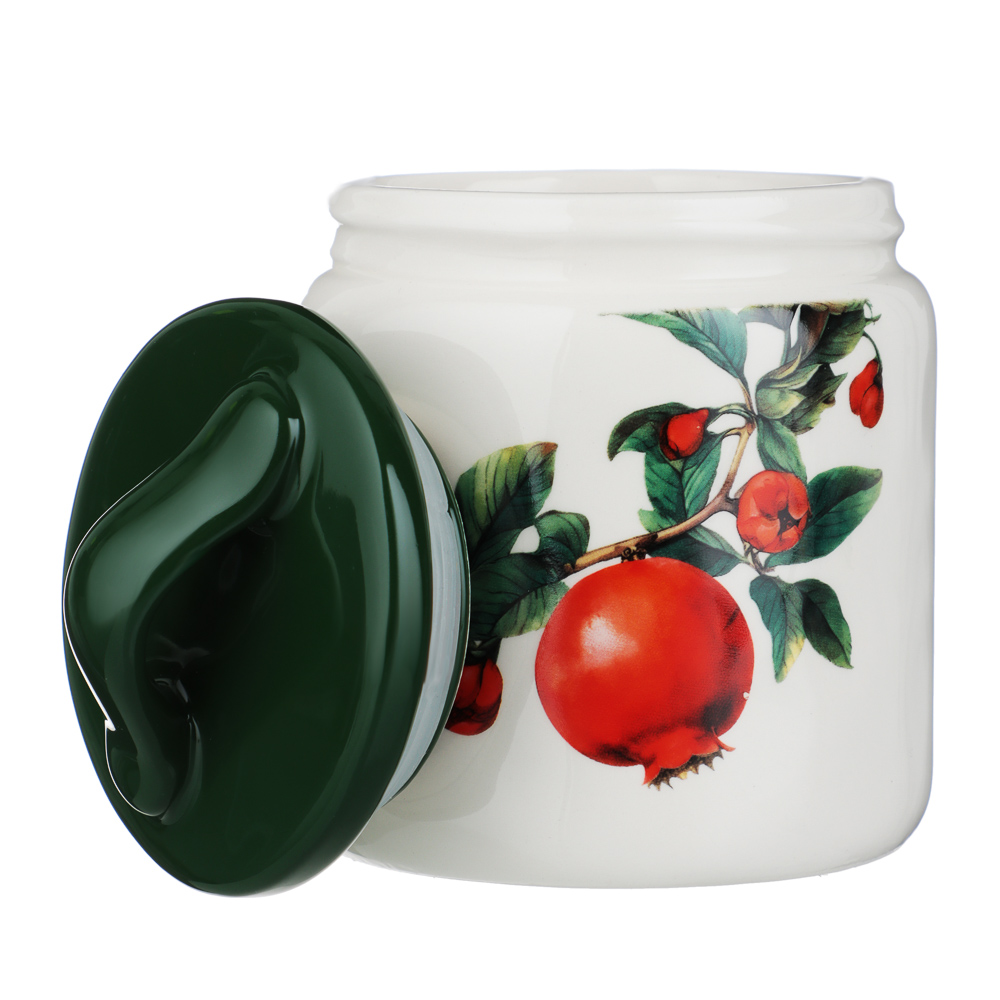 MILLIMI Гранат Банка для хранения, 500мл, 10х13,8см, керамика, арт.№ 824-134