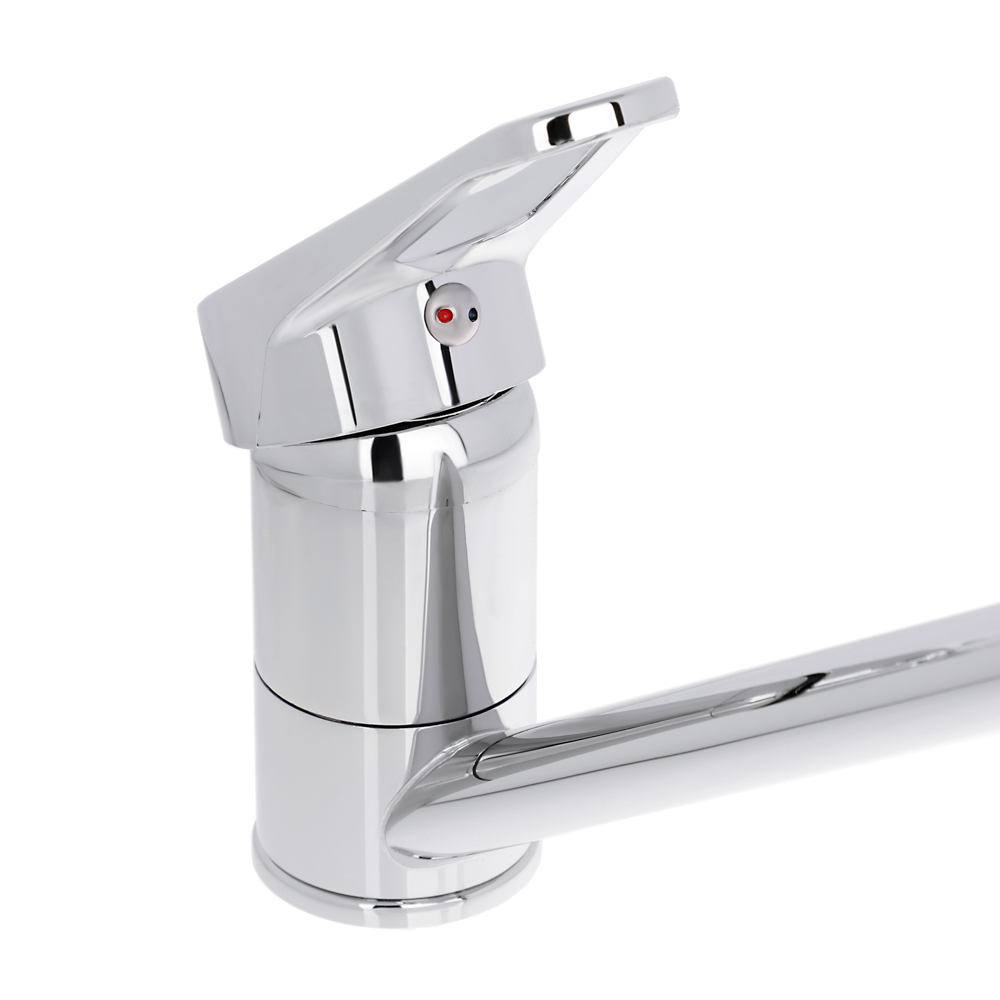 СоюзКран Смеситель для кухни, низкий излив 25см, керам. картридж 35мм, хром, цинк, SK01-I103, арт.№ 567-062