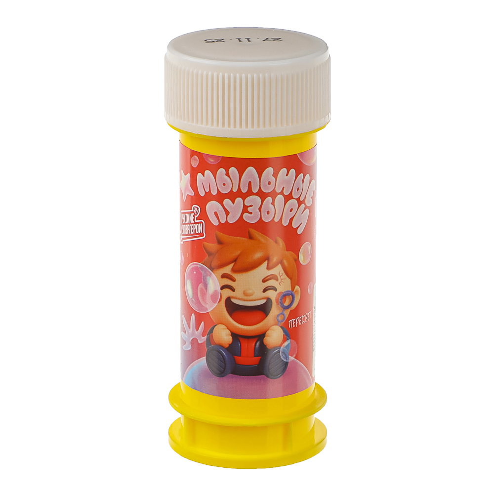 Мыльные пузыри BY Русские Супергерои, 50мл, мыльный раствор, пластик, 6 дизайнов, арт.№ 460-056