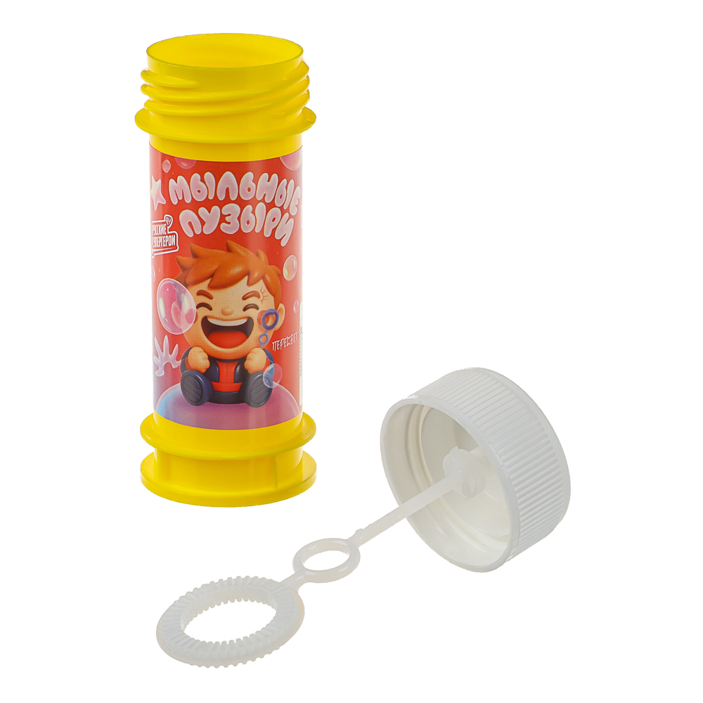 Мыльные пузыри BY Русские Супергерои, 50мл, мыльный раствор, пластик, 6 дизайнов, арт.№ 460-056