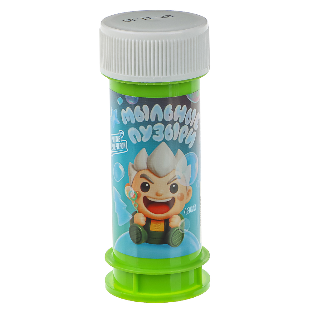 Мыльные пузыри BY Русские Супергерои, 50мл, мыльный раствор, пластик, 6 дизайнов, арт.№ 460-056