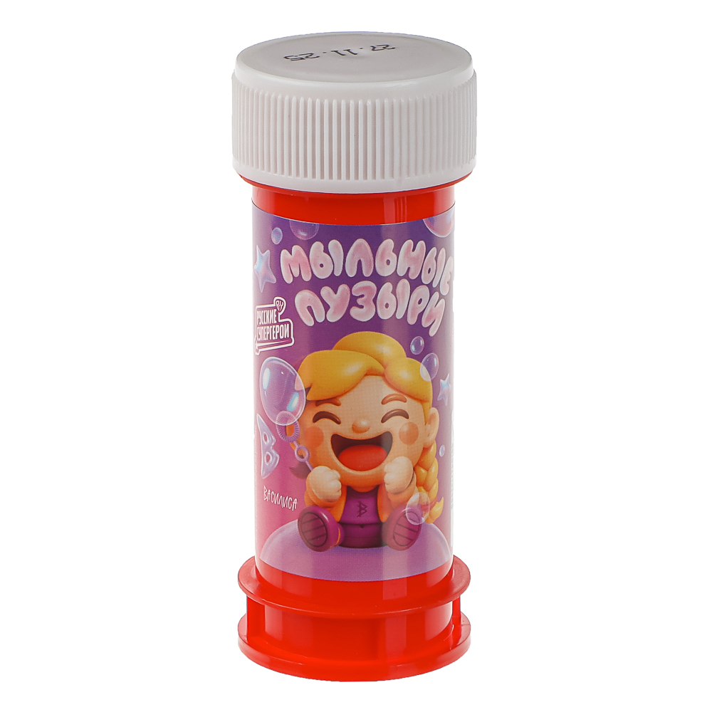Мыльные пузыри BY Русские Супергерои, 50мл, мыльный раствор, пластик, 6 дизайнов, арт.№ 460-056