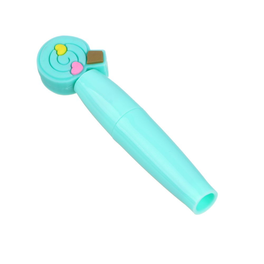 Маркер-выделитель, наконечник в форме конфеты, корпус 7,8 см, 6 дизайнов, пластик, арт.№ 613-004