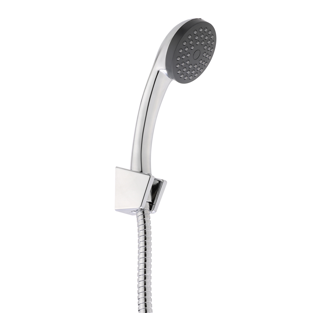 RAIN Смеситель для ванны Атриа, плоский излив 40см, душ. набор, картридж 40мм, латунь, хром, арт.№ 561-278