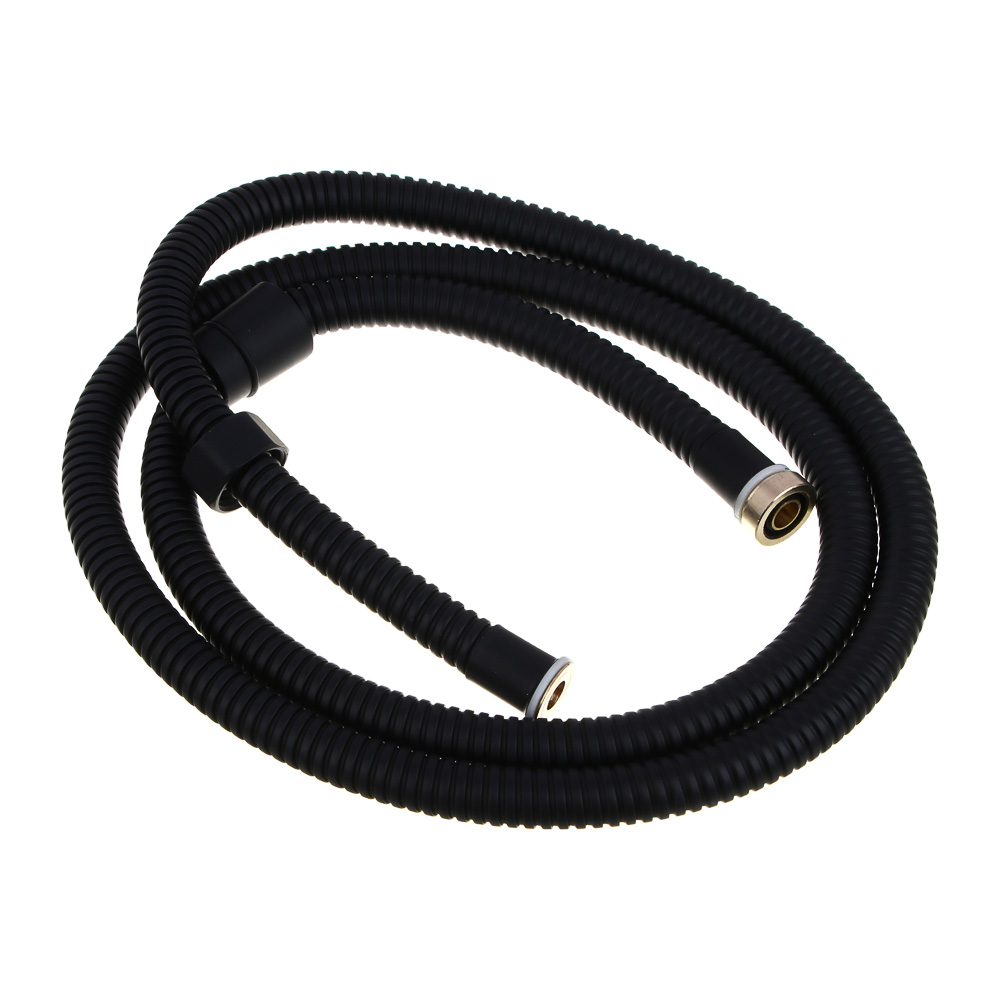 RAIN Шланг для душа, 150см, 1/2"(Имп)-1/2"(Имп), сталь, латунь, EPDM, антитвист, черный, арт.№ 569-001