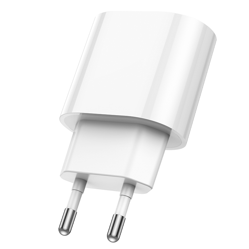 Сетевое зарядное устройство hoco. модель C109A, USB-A QC 20W, цвет: белый, арт.№ 916-280